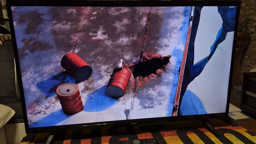 Telewizor Philips 43 FullHD, DVB-T2 HEVC  + oryginalny pilot  - opis !