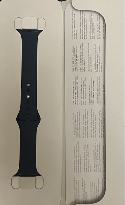 Ремешок до Apple WATCH 9 темно синій