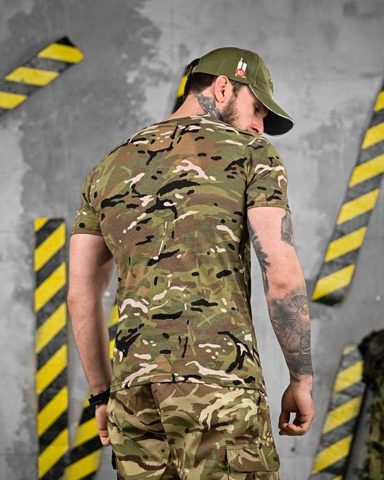Тактична футболка Мультикам (бавовна) | XS-5XL, без передоплат