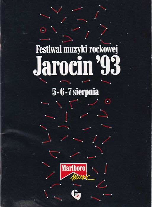 Jarocin Festiwal Folder informator rok 1993 nowy