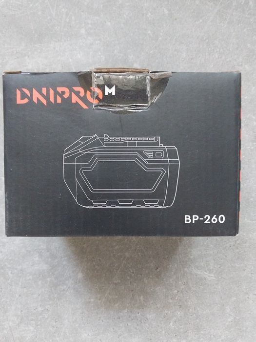 Акумуляторна батарея Dnipro-M BP-260. 6 ah.