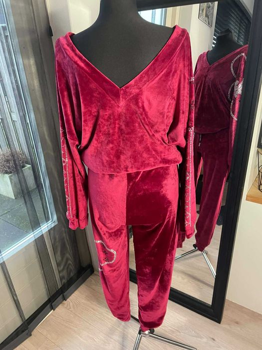 Dres welurowy wzór louis vuitton rozm 38