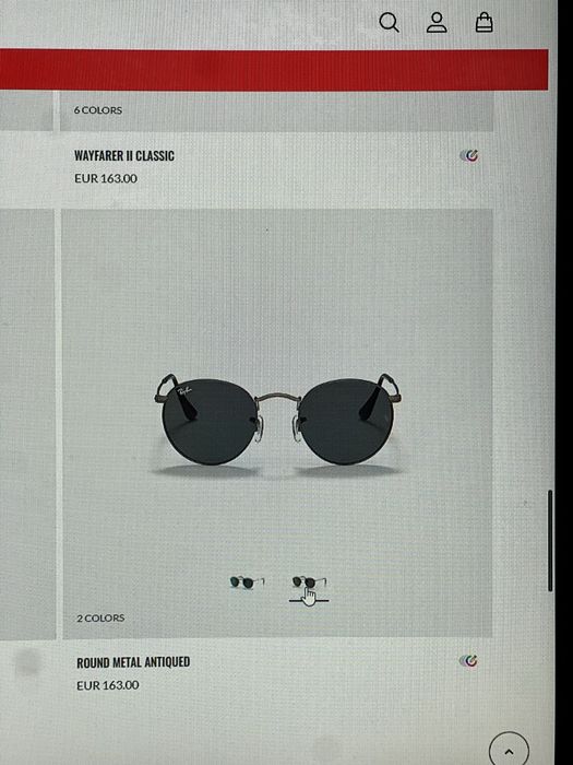 Óculos Ray-ban como novos
