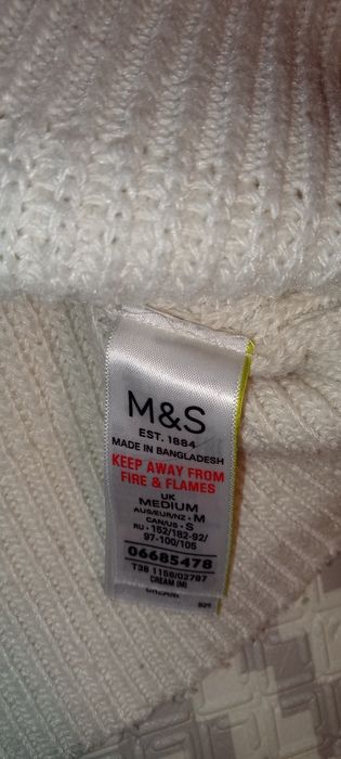 Sweter damski z kapturem M