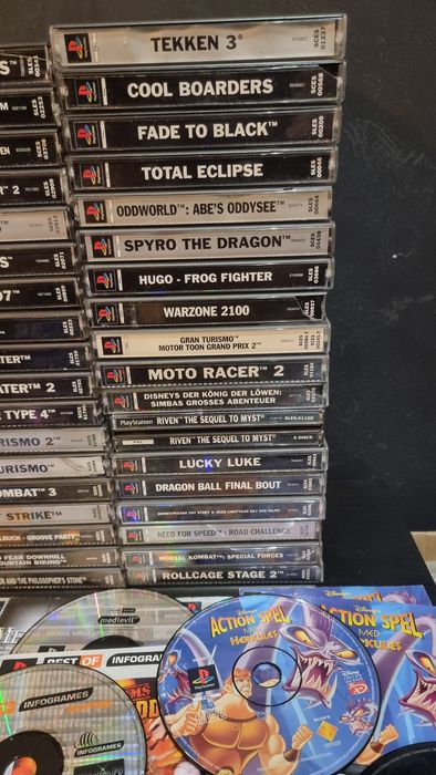 PS1 Playstation 1 Psx SCPH-5502 idealna. 55 gier propozycje