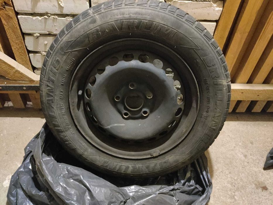 4x felgi stalowe 15 cali (5x112) + stare opony letnie