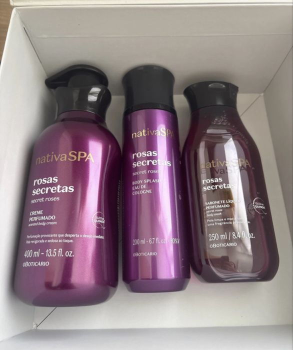 Kit Rosas Secretas Nativa Spa - boticario