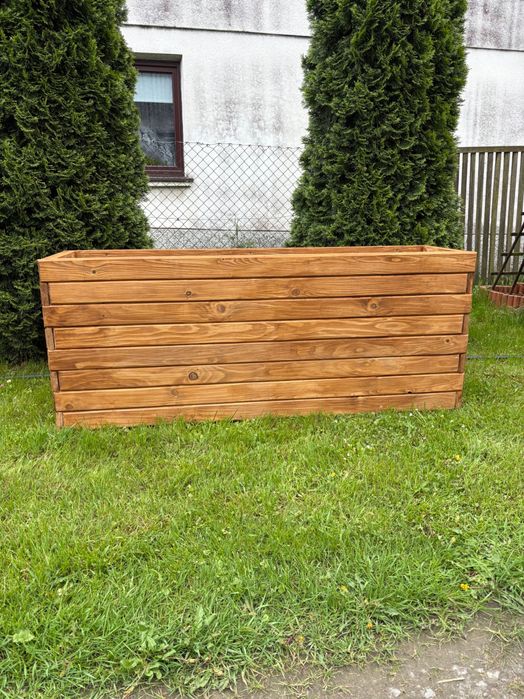 Donica drewniana 150x40x60