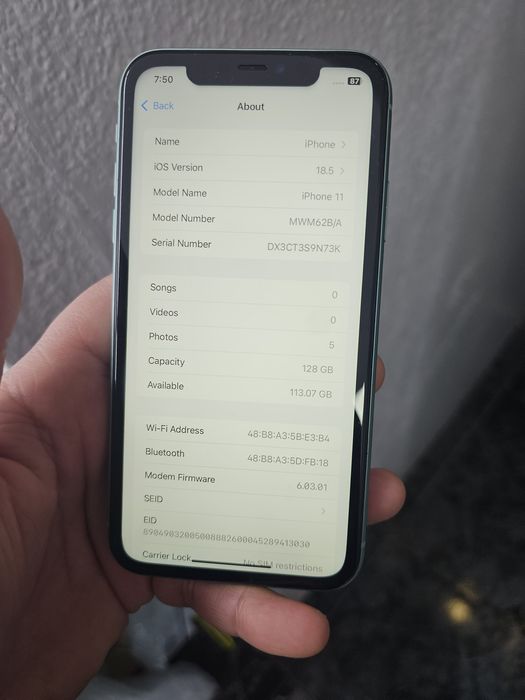 Iphone 11 ..128gb