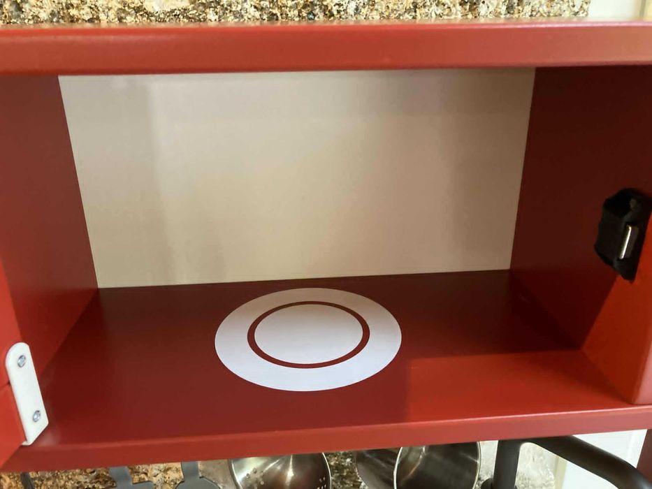 Cozinha de criança IKEA vermelha