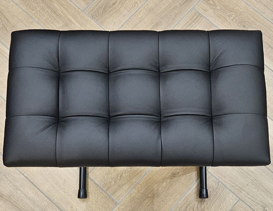 Ławka pikowana Stim ST10 czarna metalowa