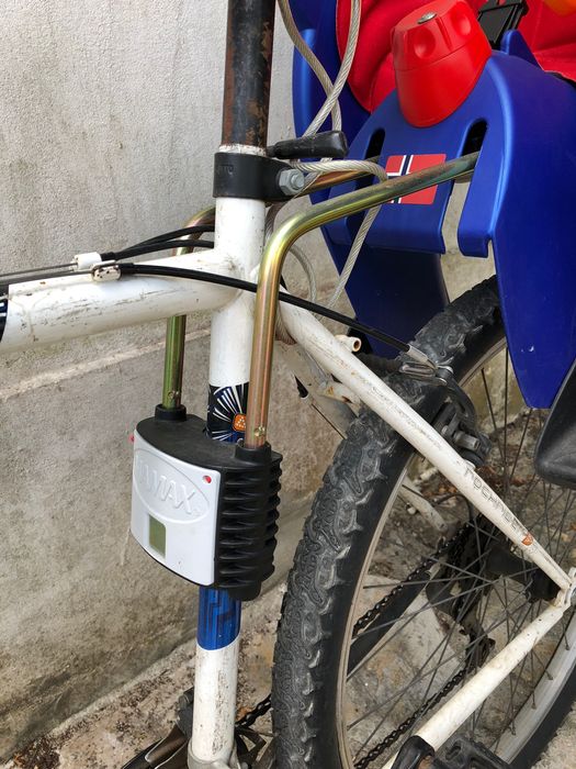 Cadeira de criança para bicicleta Hamax.