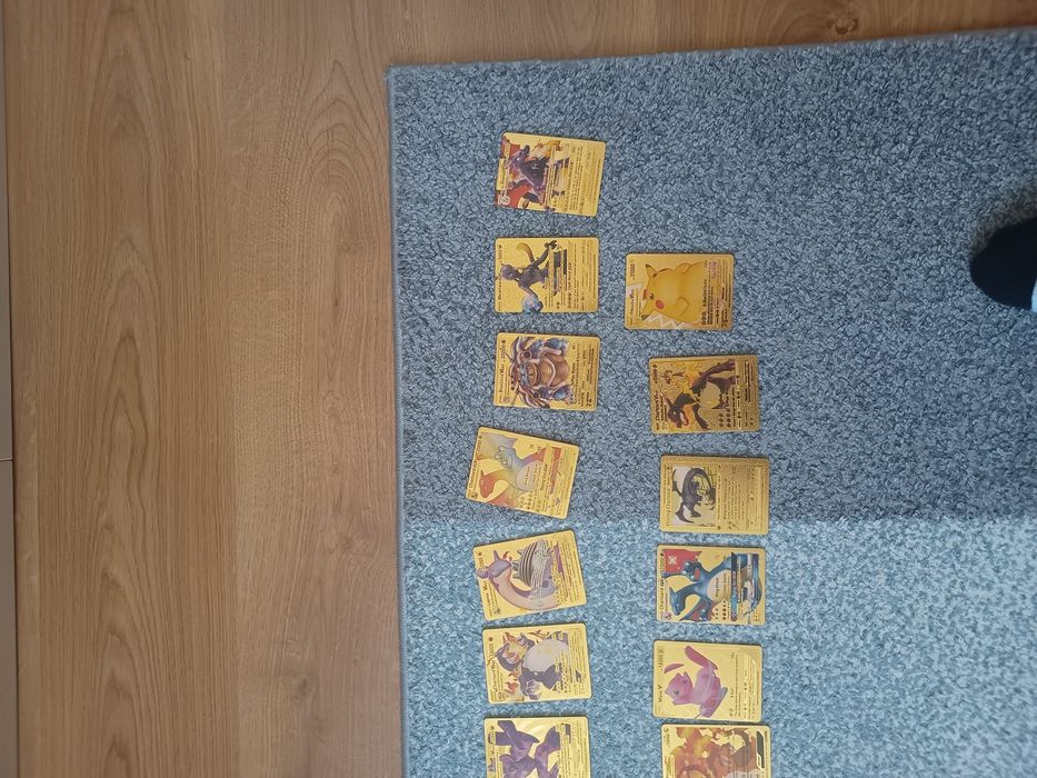Rzadkie złote karty pokemon