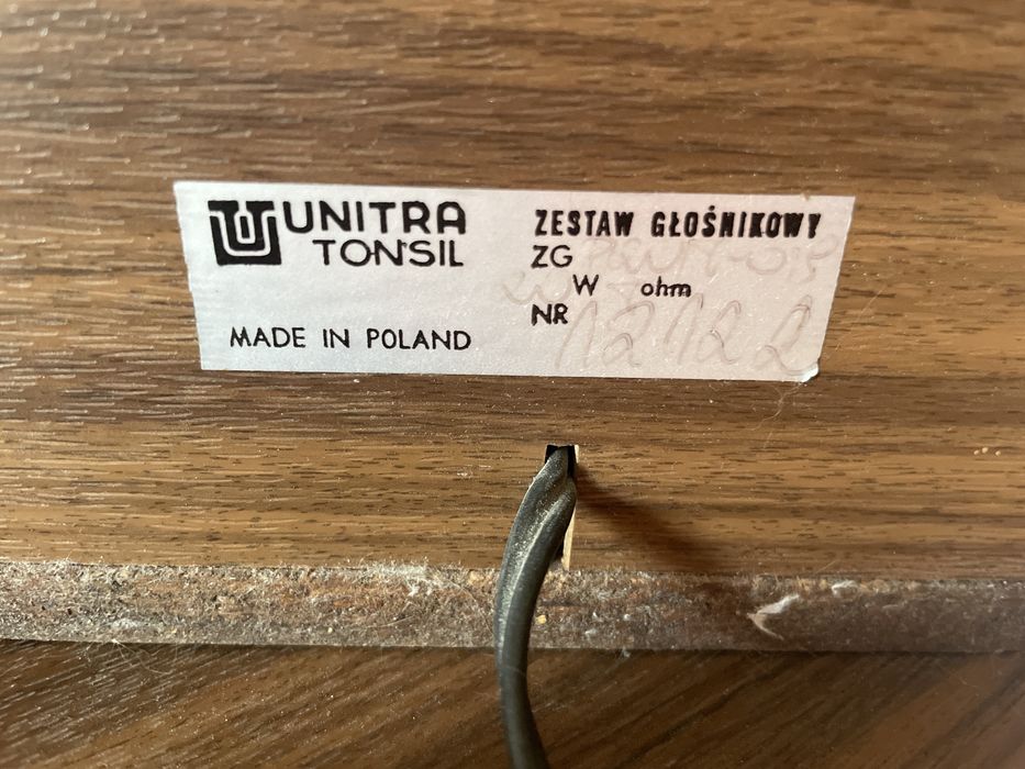 Kolumny głośnikowe Unitra Tonsil