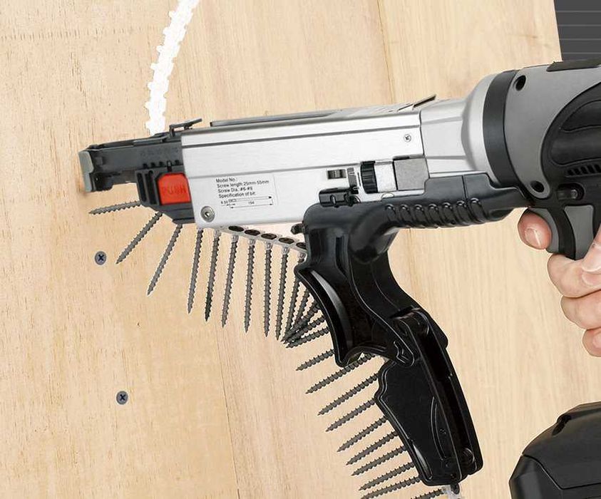 Aparafusadora para pladur automática Powerhand Berbequim Bateria 14,4V