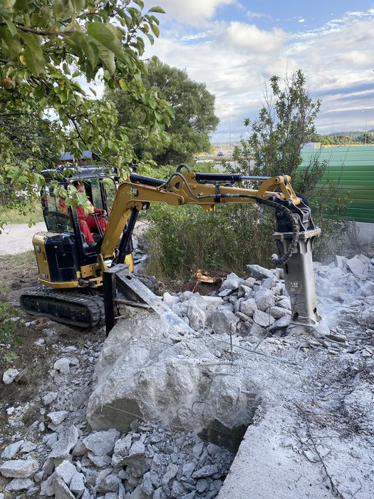 Minikoparka ,worki big-bag,transp.wywrotka-hds,piasek,ziemia