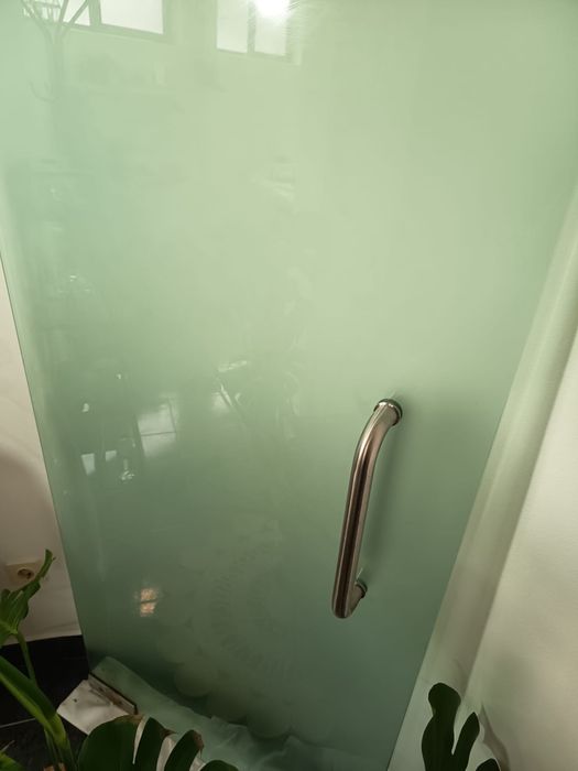 Porta de vidro temperado