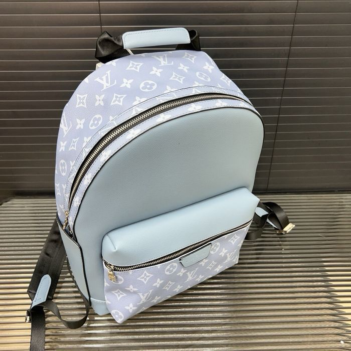 Louis Vuitton Discovery мужской рюкзак унисекс голубой оригинал