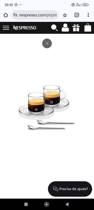 Nespresso chávenas café com Pires nespresso vertuo novas na caixa