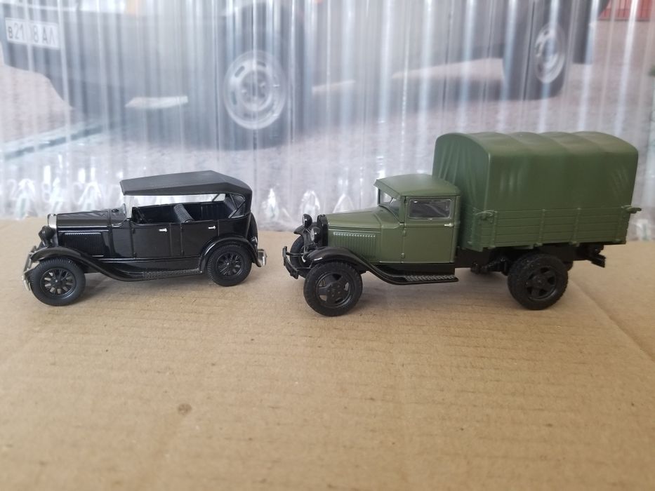 Машинки ЗИС, ГАЗ, Москвич, НАМИ автолегенды СССР 1:43