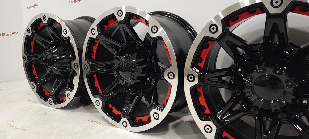 Jantes Torke 16 x 8 et -12 6x139.7 Preto Brilhante