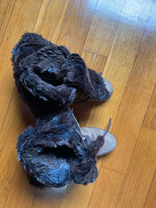 Botas em pele c/pêlo - PROF