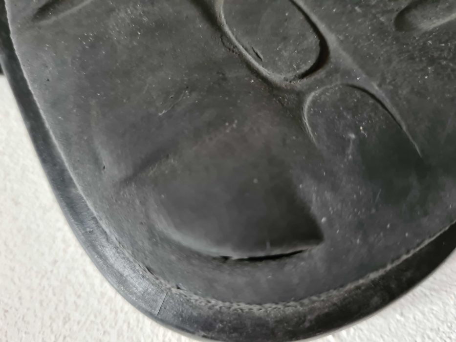 Skórzane klapki męski japonki czarne skóra naturalna 44/45