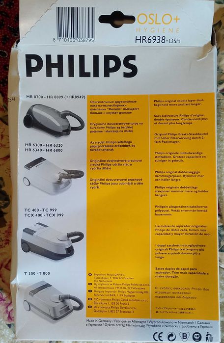 Sacos de aspirador Philips Oslo+ HR6938-OSH