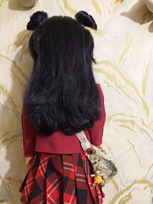 Кукла - лялька немецкая, ГДР, школьница, 60 см