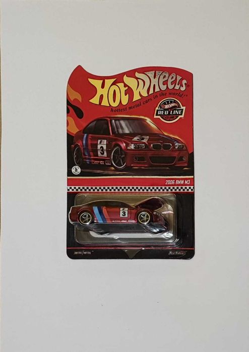 Hot Wheels Red Line Club 2006 – BMW M3 (Neuf, Collection)