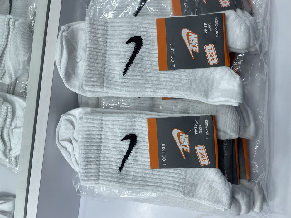 Білі високі шкарпетки Nike (41-44) /