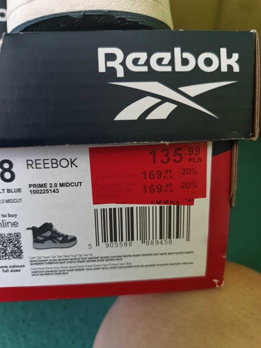 Buty reebok chlopiece