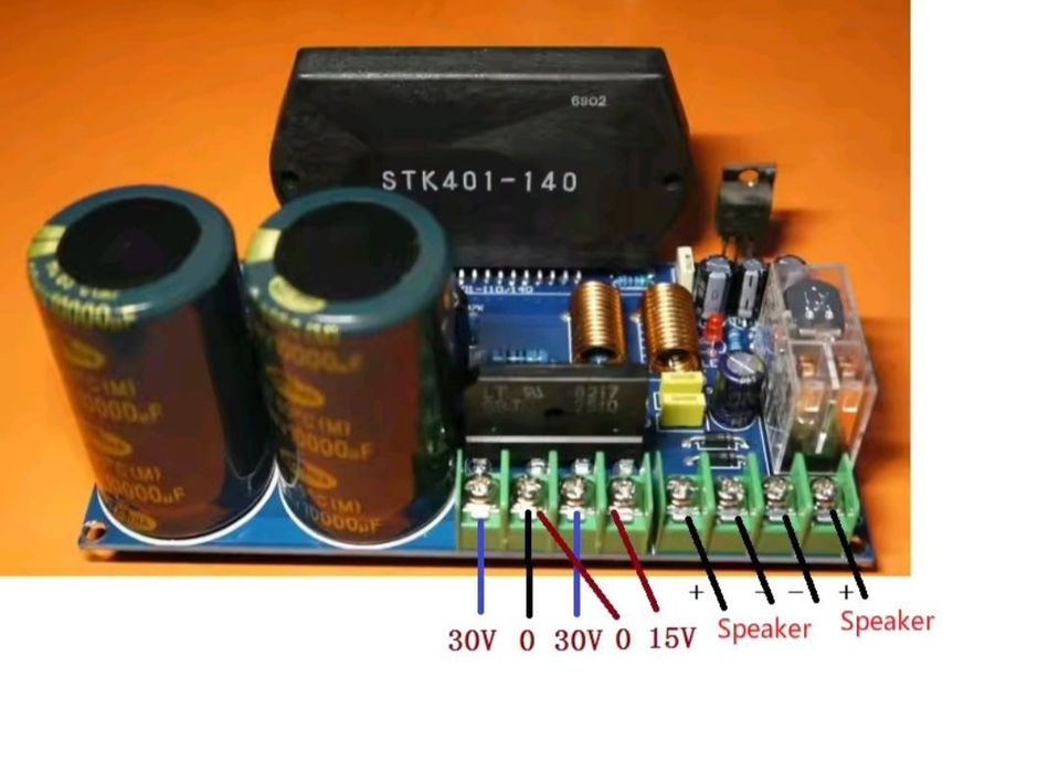 Moduł końcówki mocy audio 2x120W