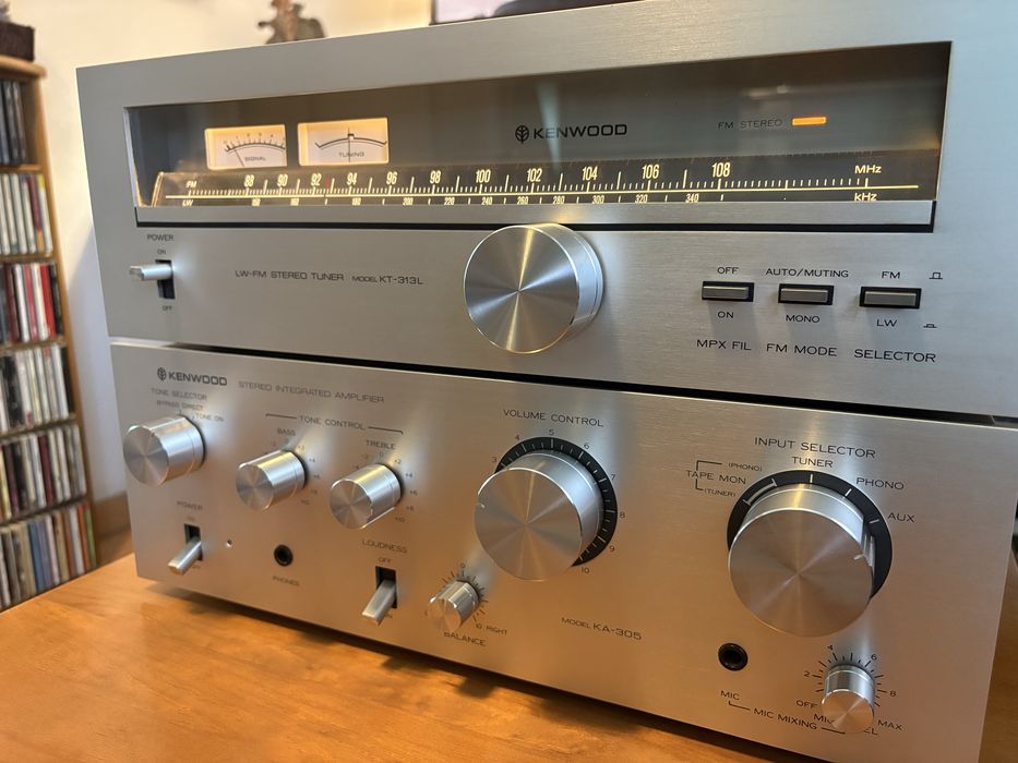 Conjunto Kenwood  KA-305 + tuner KT-313L