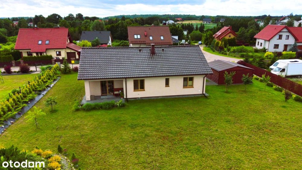 Funkcjonalny dom parterowy z dużą działką 1340 m², 103 m² | Marcinkowo