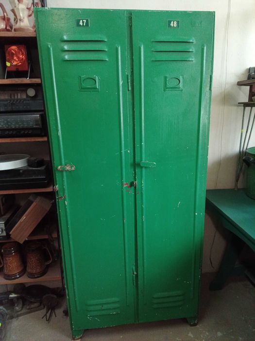 Szafa,szafka metalowa PRL Loft Industrial ,warsztatowa