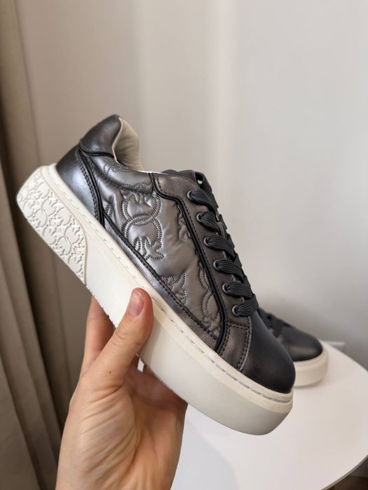 Кеди Pinko Sneakers Pinko Yoko 21 колір сірий і табакко, є всі розміри