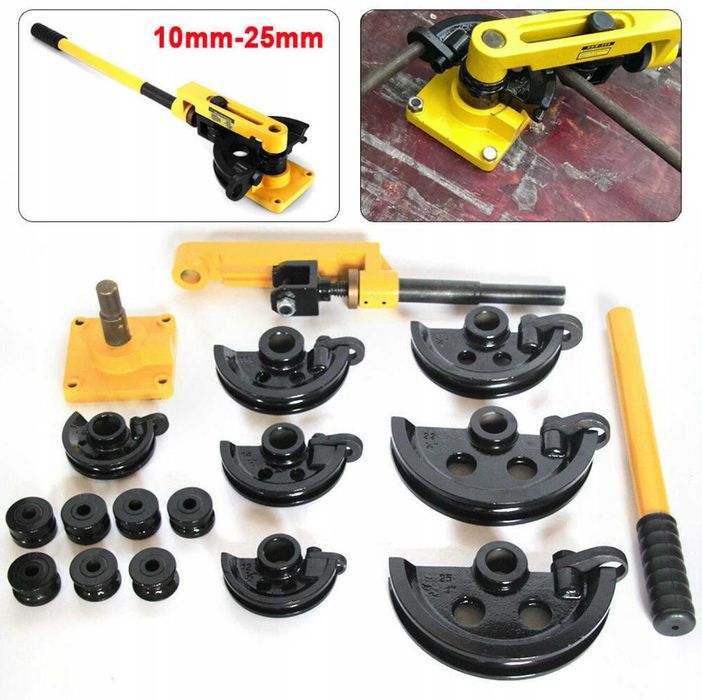 Ręczna giętarka do rur stalowych 10–25 mm solidna