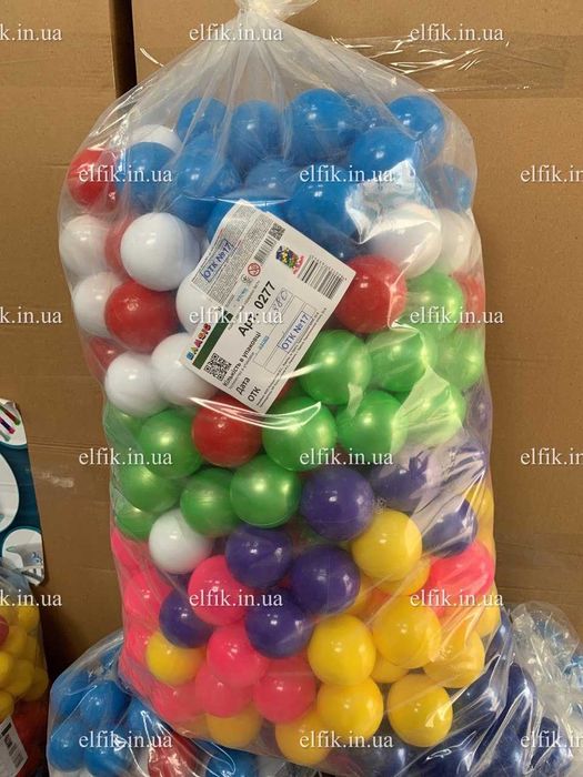 Набір кульок для сухого басейну 380шт 0277