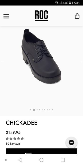 Skórzane buty na platformie Rock Boots rozmiar 36