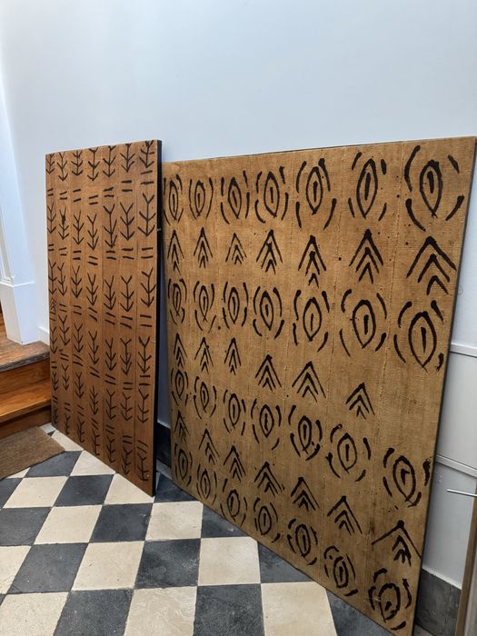 Painéis africanos originais em tecido – feitos à mão