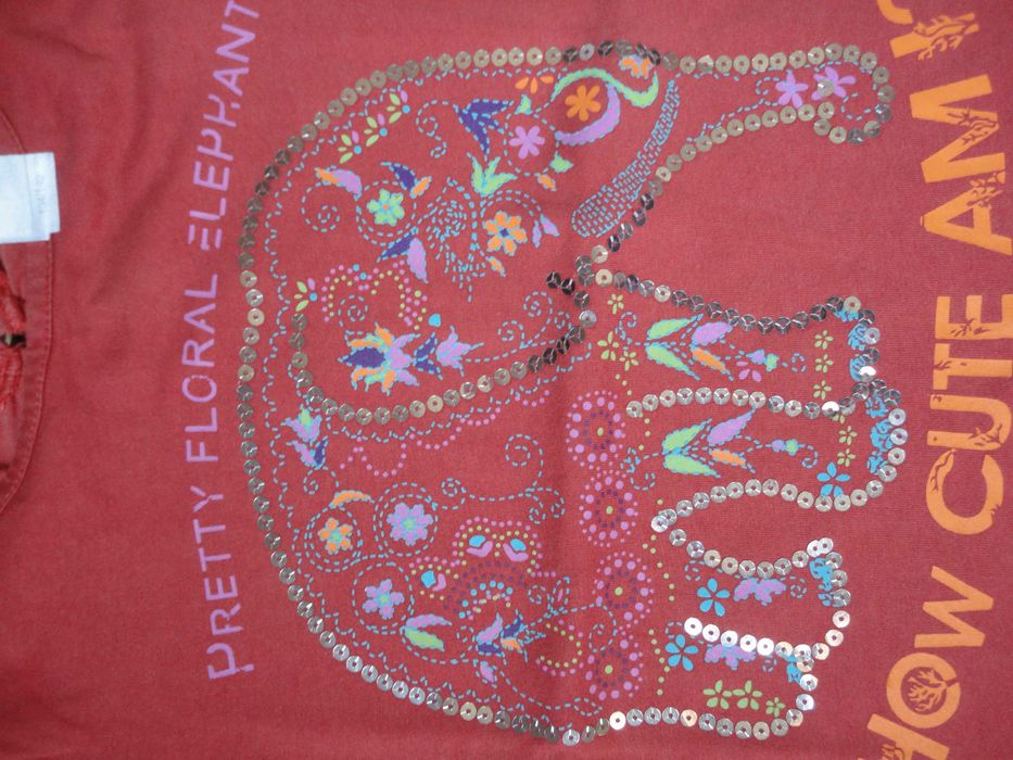 Calção ganga + t-shirt C&A 9/10 anos - Envio grátis