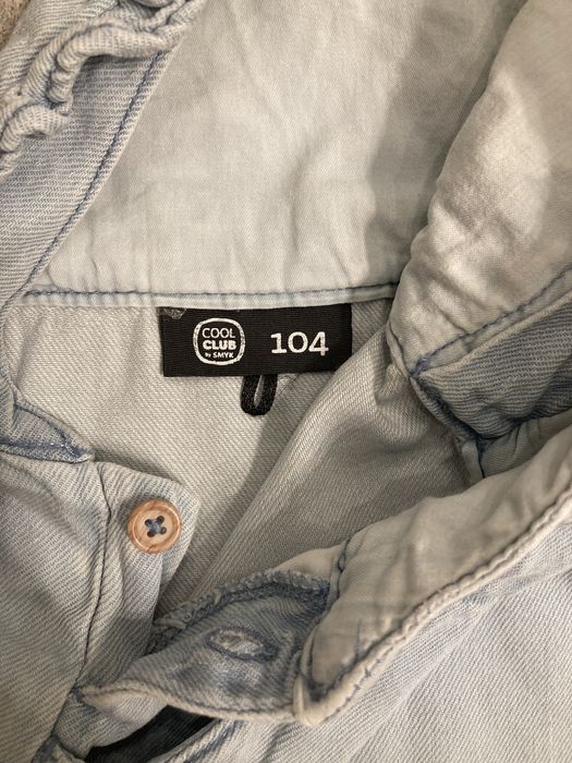 Sukienka dżinsowa ogrodniczka Cool Club 104