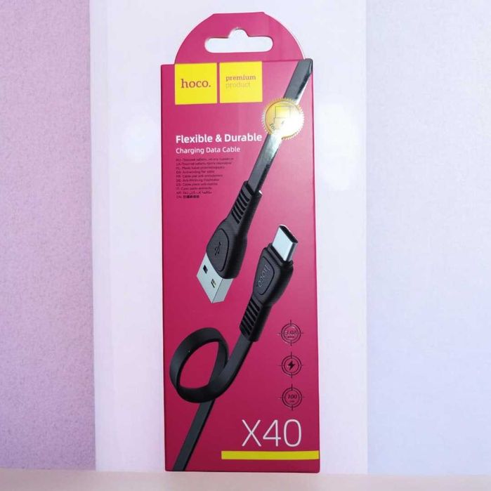 Кабель Hoco X40 Type-C, 3.0A, 100 см