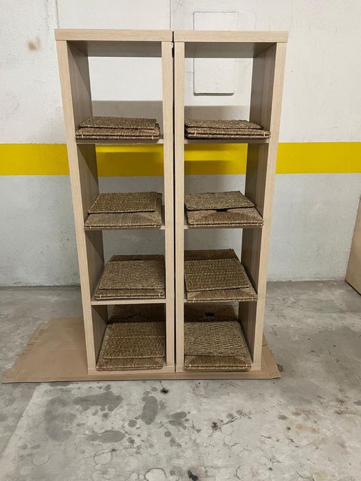 Estantes com cestos Ikea