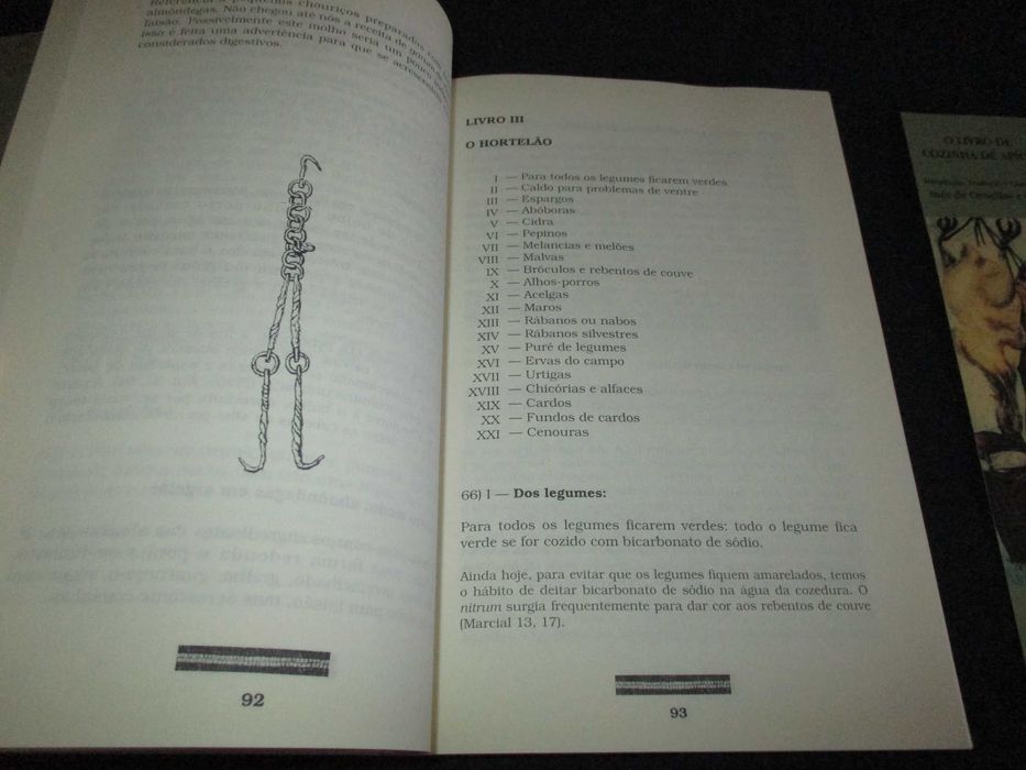 Livro O Livro de Cozinha de Apício Um breviário