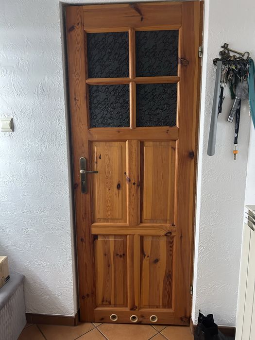 Drzwi wewnetrzne drewniane