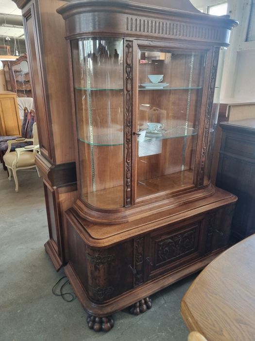 witryna drewniana styl ludwik serwantka biblioteczka