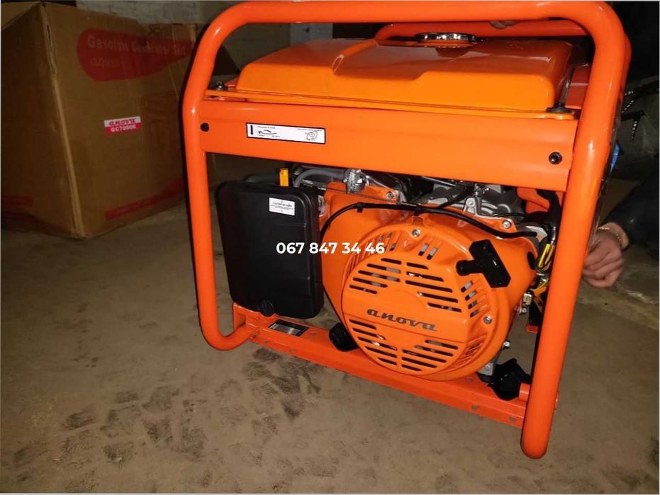 Генератор з електростартером ANOVA GC7000E 7.0 kW 230V Бензин Іспанія