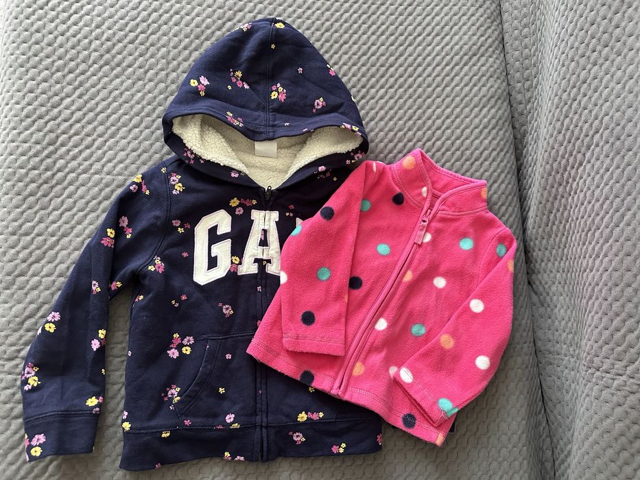 Дитяча кофта худі GAP на шерпі 110 см, на флісі Mothetcare 86 см